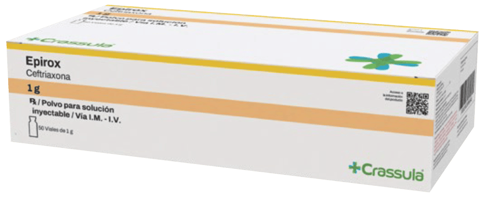 Pharma 19 Epirox (Ceftriaxone sodium) packaging
