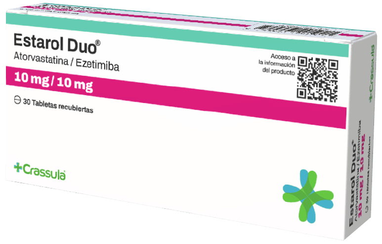 Estarol Duo atorvastatin / ezetimibe 10 mg / 10 mg box