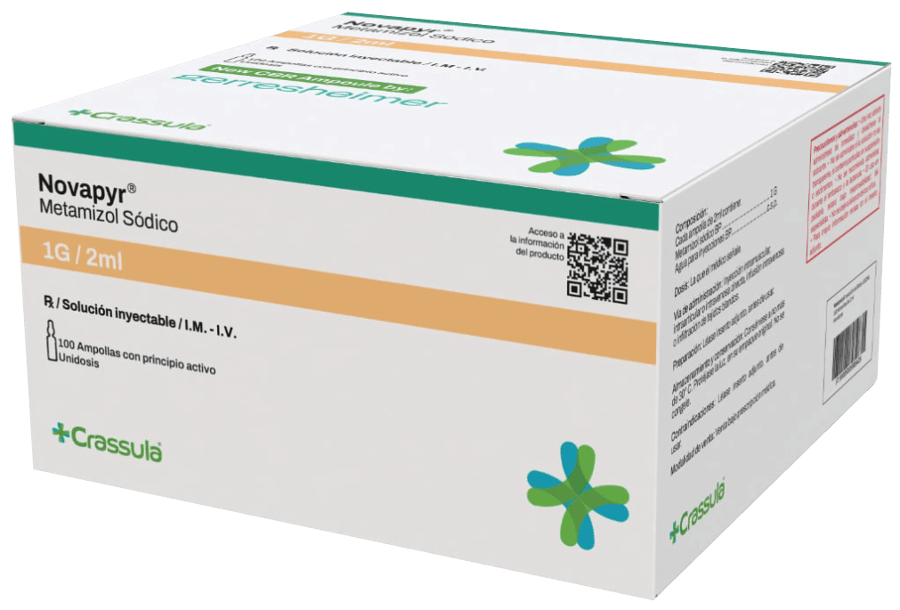 Pharma 14 Novapyr (Metamizole sodium) packaging