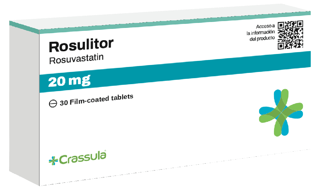 Pharma 4 Rosulitor (Rosuvastatin) packaging