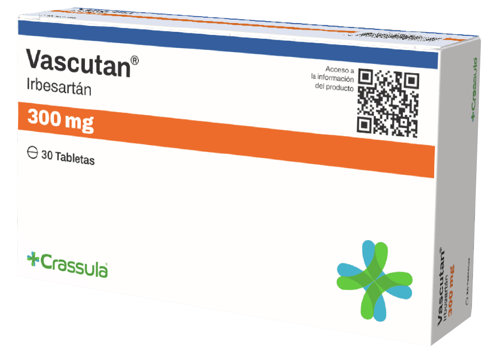 Pharma 5 Vascutan (Irbesartan) packaging
