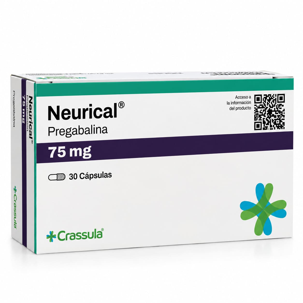 Neurical (Pregabalin) packaging