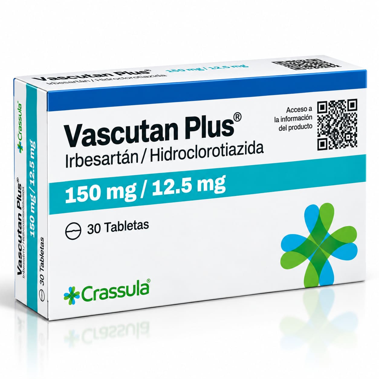 Vascutan Plus (Irbesartan / Hydrochlorothiazide) packaging