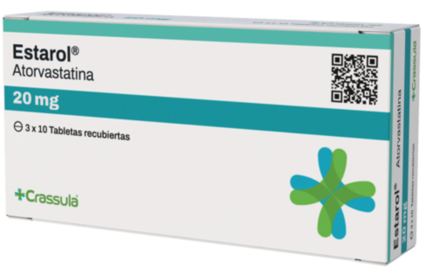 Estarol atorvastatin 20 mg box